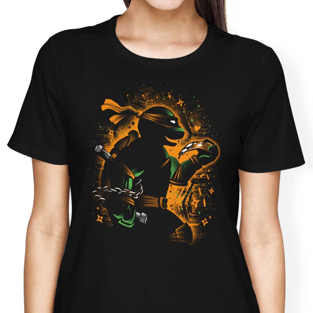 Stylish Orange Partying Ninja Women's Clothing Apparel
