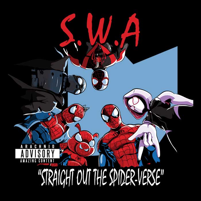 Women's Fashionable Apparel with the 'Spiders with Attitude' Design