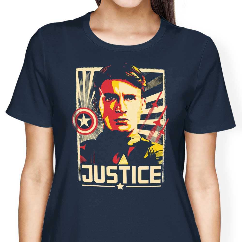 Justice Women's Fashionable Cotton T-Shirts in Various Sizes