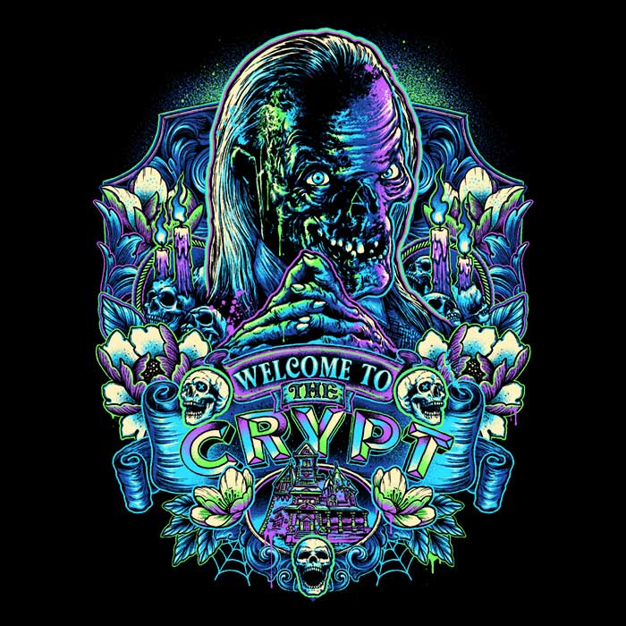 Glitchygorilla's 'Welcome to the Crypt' Women's Stylish Apparel