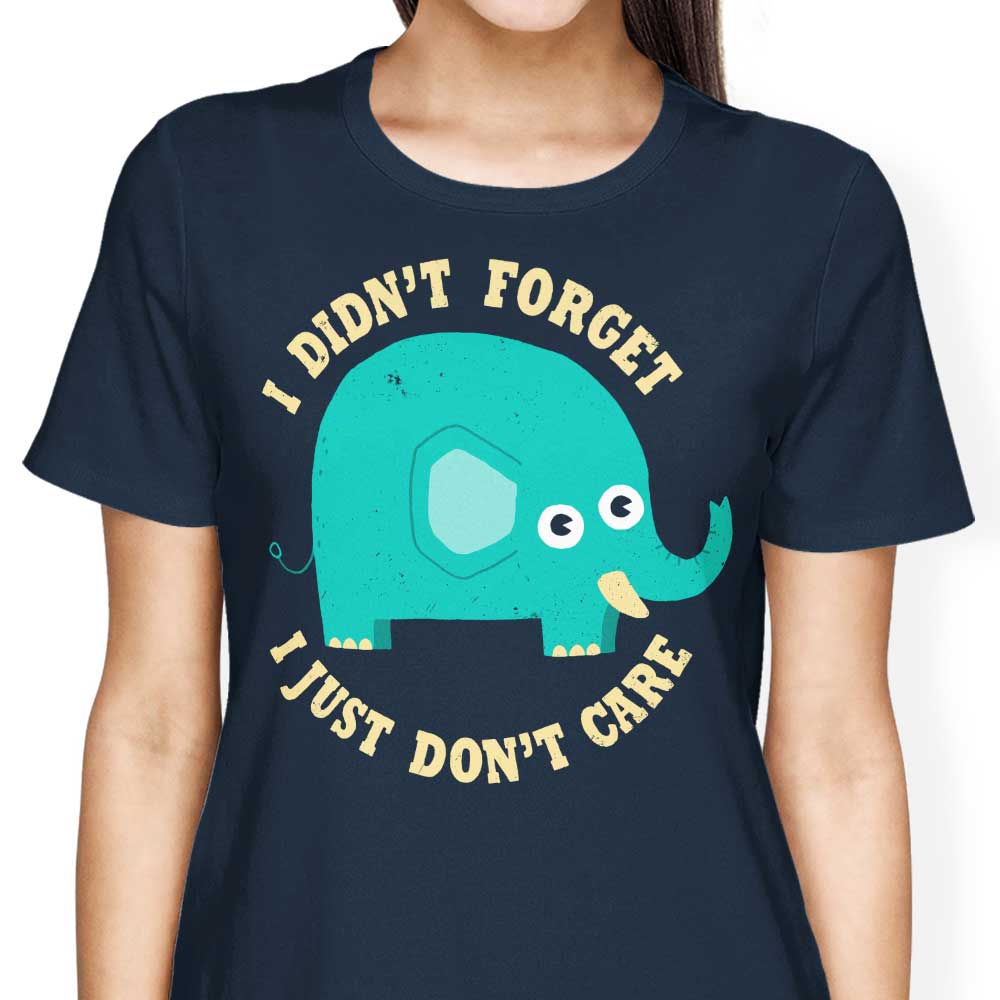 An Elephant Never Cares - Fashionable Women's Clothing Apparel