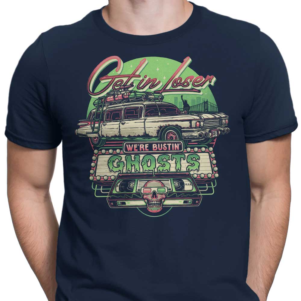 Men's 'Bustin' Ghosts' Stylish Apparel from Momma Gorilla