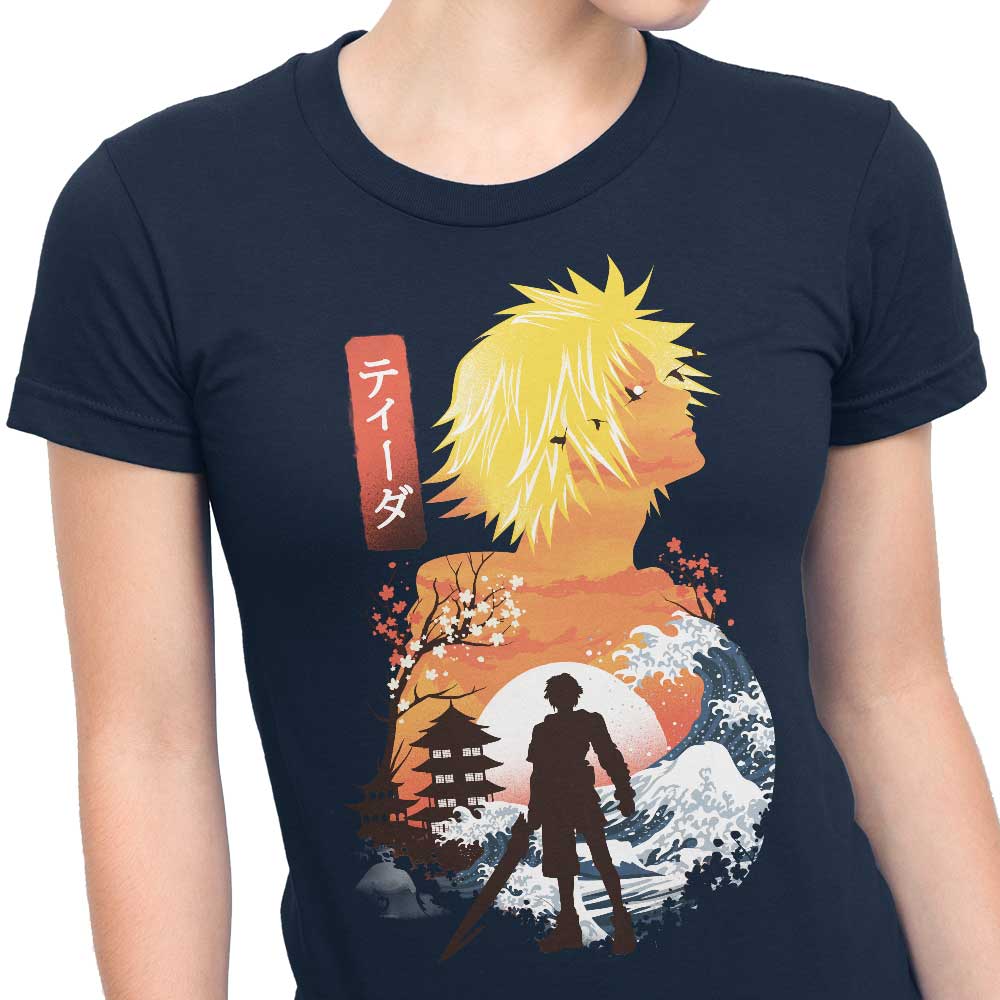 Dandingeroz Tidus Ukiyo-e Women's Fashionable T-Shirts