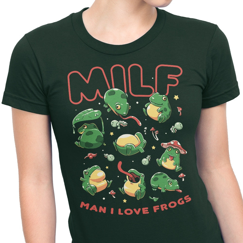 Women's 'I Love Frogs' Fashionable Apparel Collection