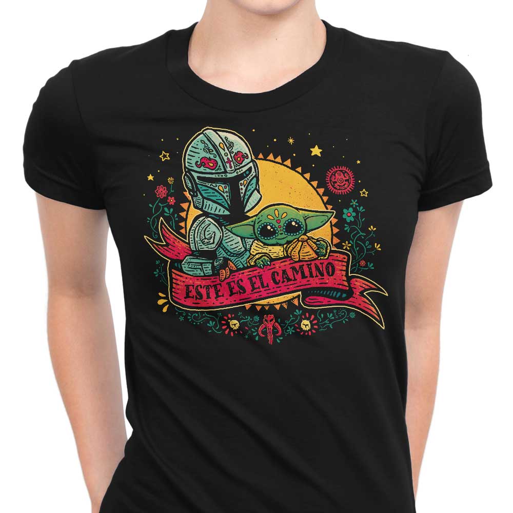 Teesgeex Estes Es El Camino Women's Stylish Cotton T-Shirts