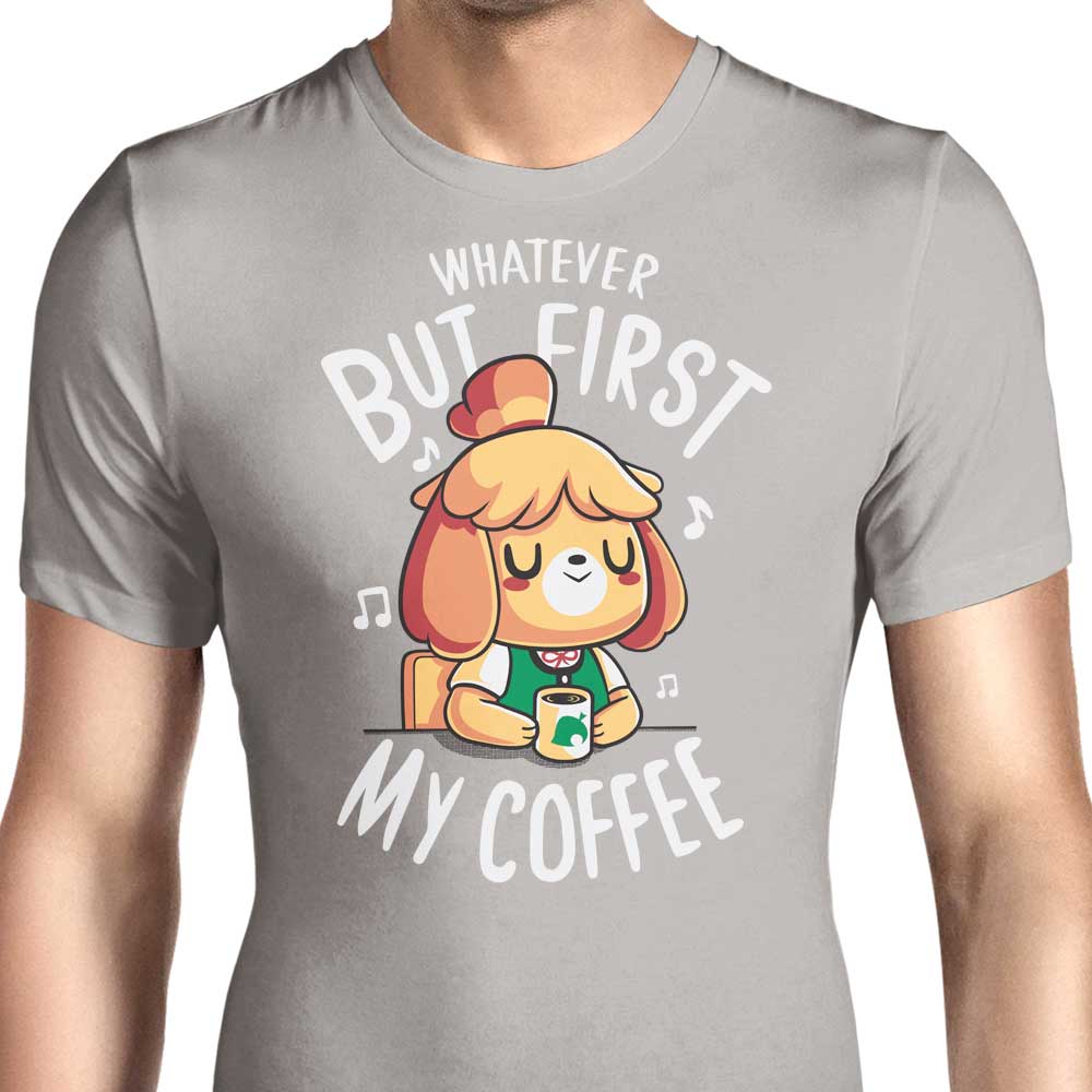 Typhoonic Art's First My Coffee - High - Quality Men's Apparel