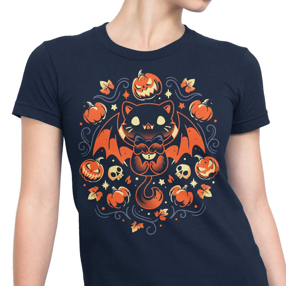 Women's Midnight Vampire Cat Fashion Apparel Collection