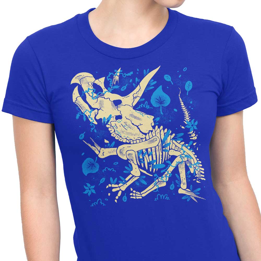 Women's Triceratops Fossils Inspired Apparel by Fitas Artwork