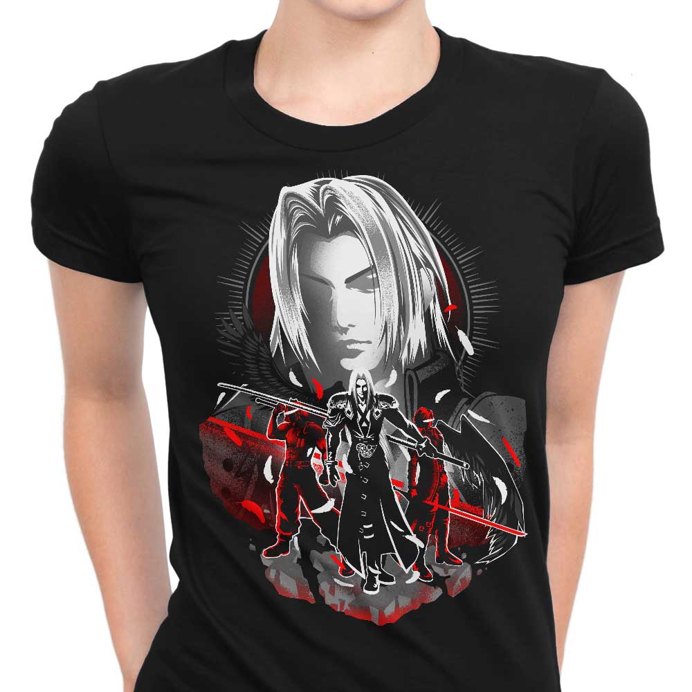 Stylish Winged Silhouette Women's Cotton T-Shirts in Multiple Sizes