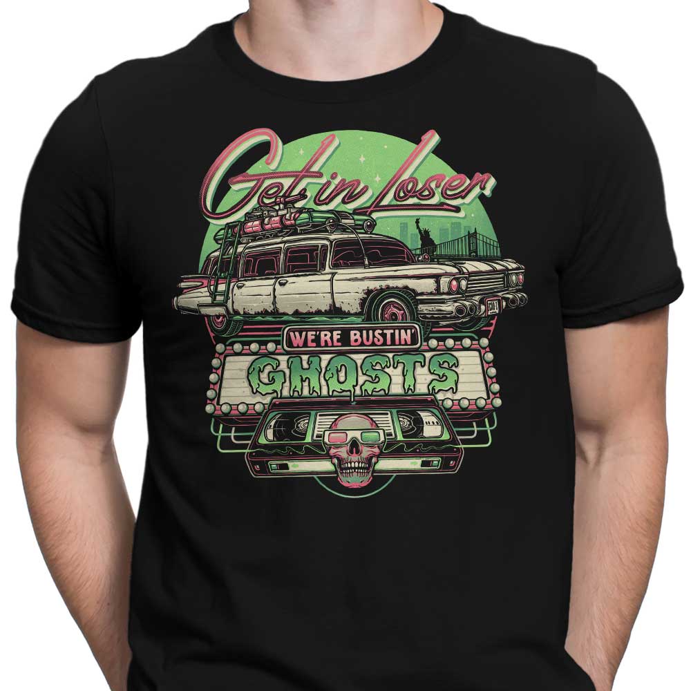 Men's 'Bustin' Ghosts' Stylish Apparel from Momma Gorilla