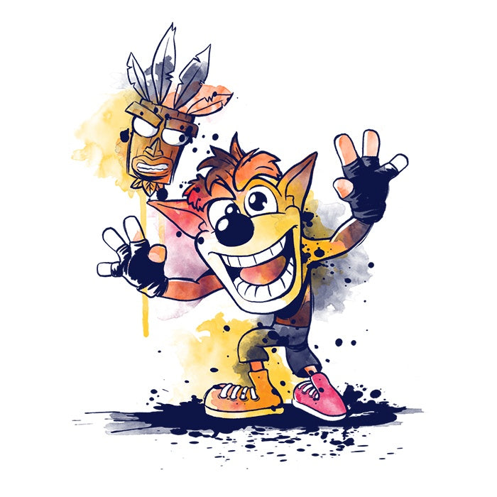 Women's Watercolor Bandicoot Fashion Apparel - T-Shirts Collection