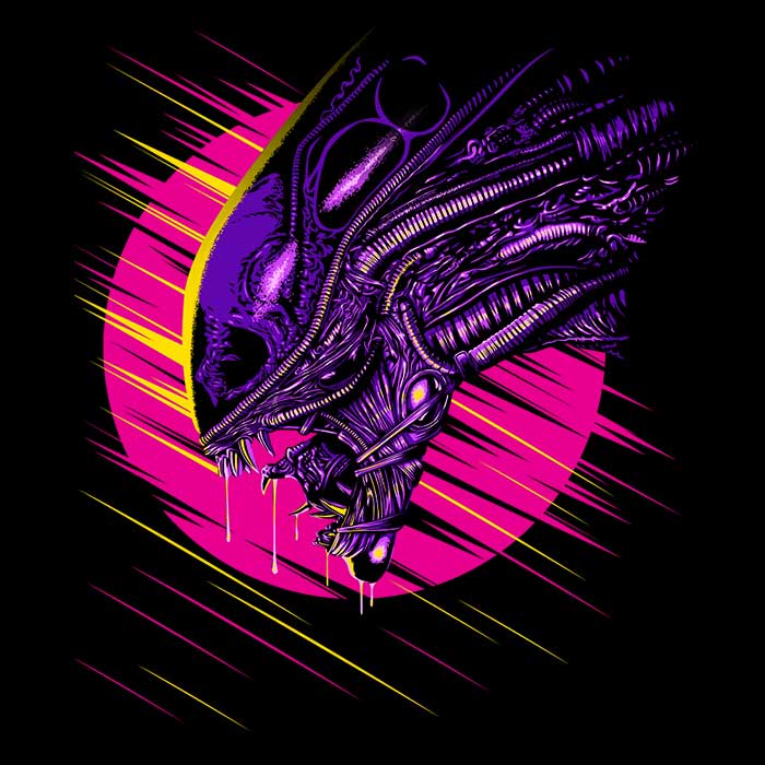 Stunning Psychedelic Alien Women's Fashion Apparel