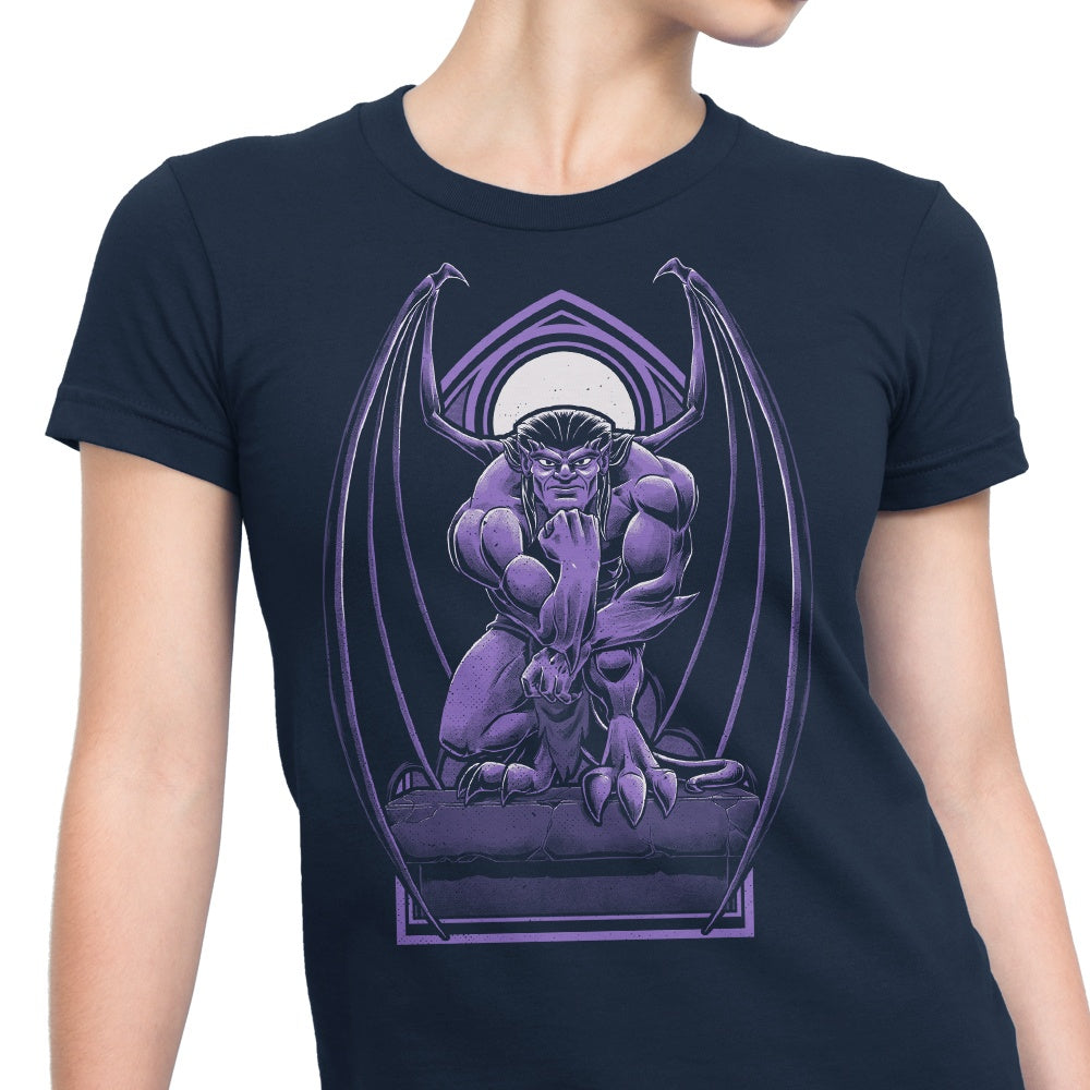 Studio Mootant Gargoyle Statue Design Women's Apparel - T-Shirts and Premium T-Shirts