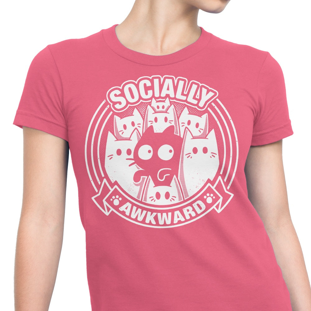 Women's Socially Uncomfortable Cat-themed Apparel
