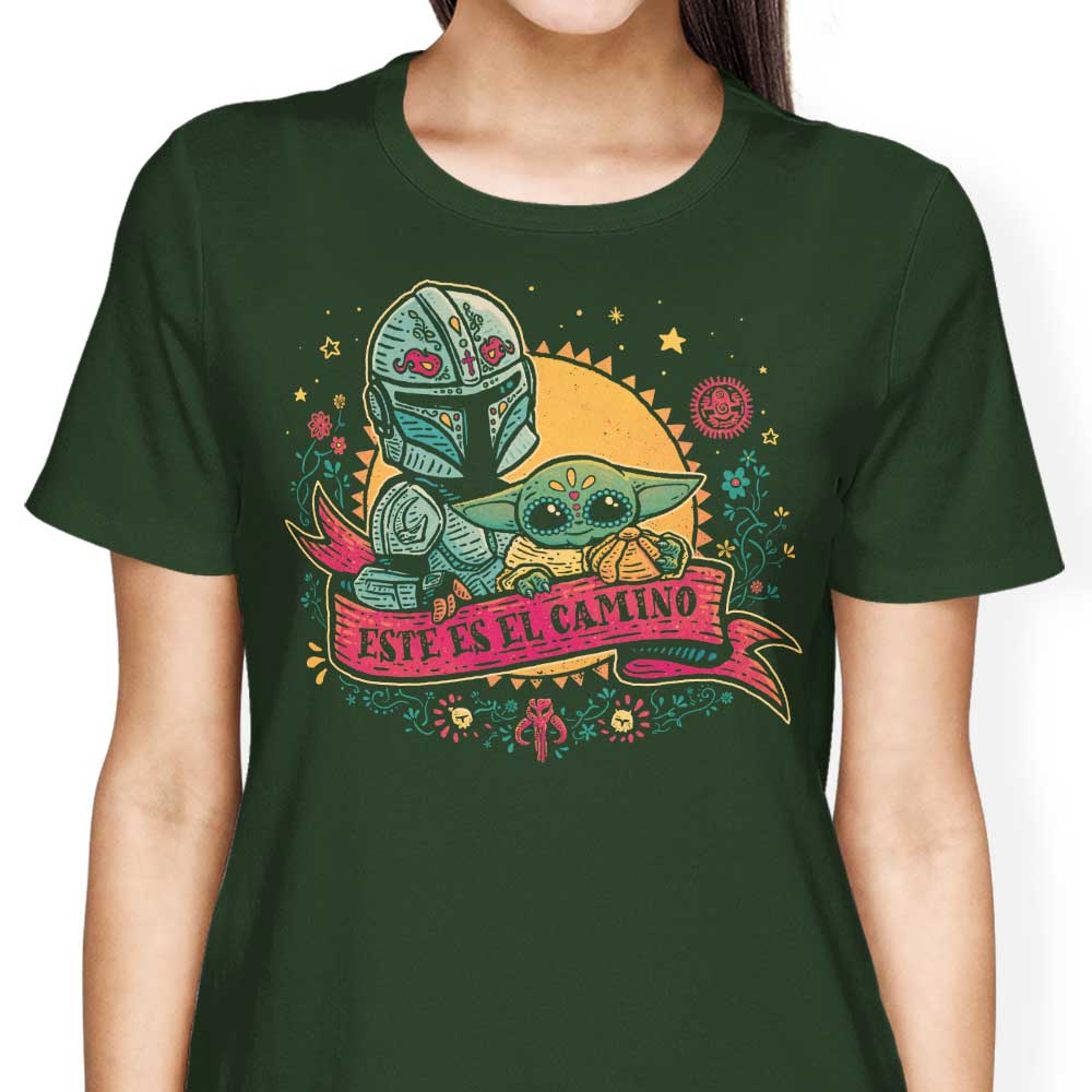 Teesgeex Estes Es El Camino Women's Stylish Cotton T-Shirts