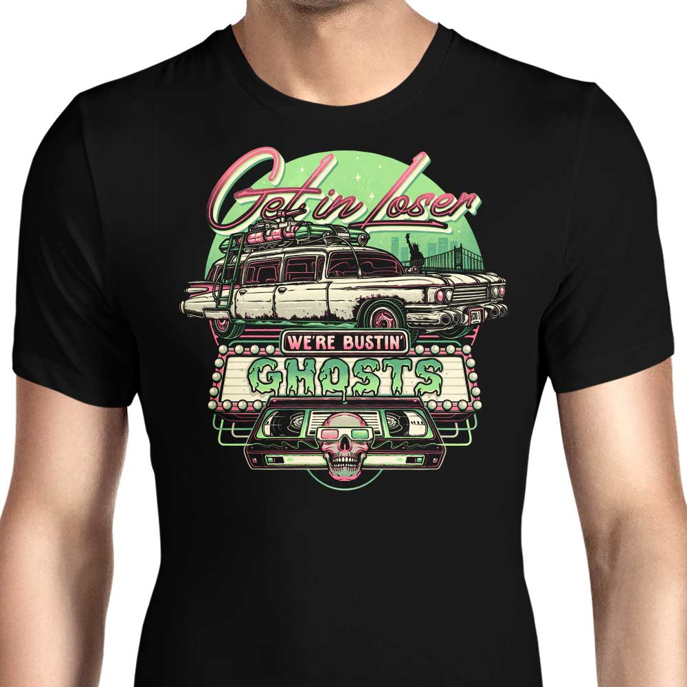 Men's 'Bustin' Ghosts' Stylish Apparel from Momma Gorilla
