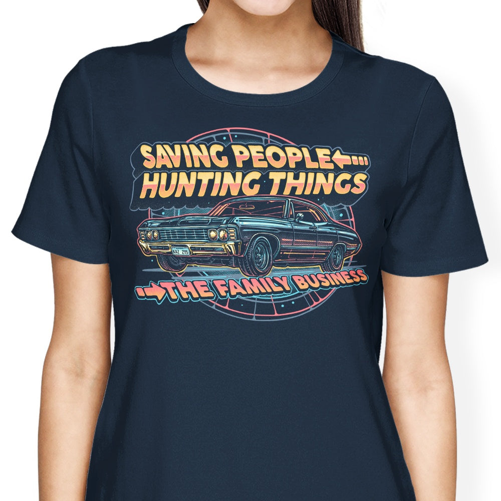 Women's 'Saving People, Hunting Things' Fashion Apparel Collection