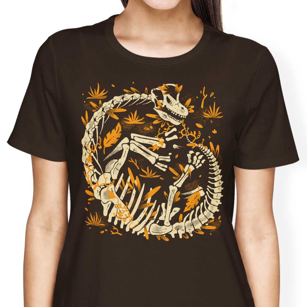 Fossilized Brachio Design - Stylish Women's Apparel
