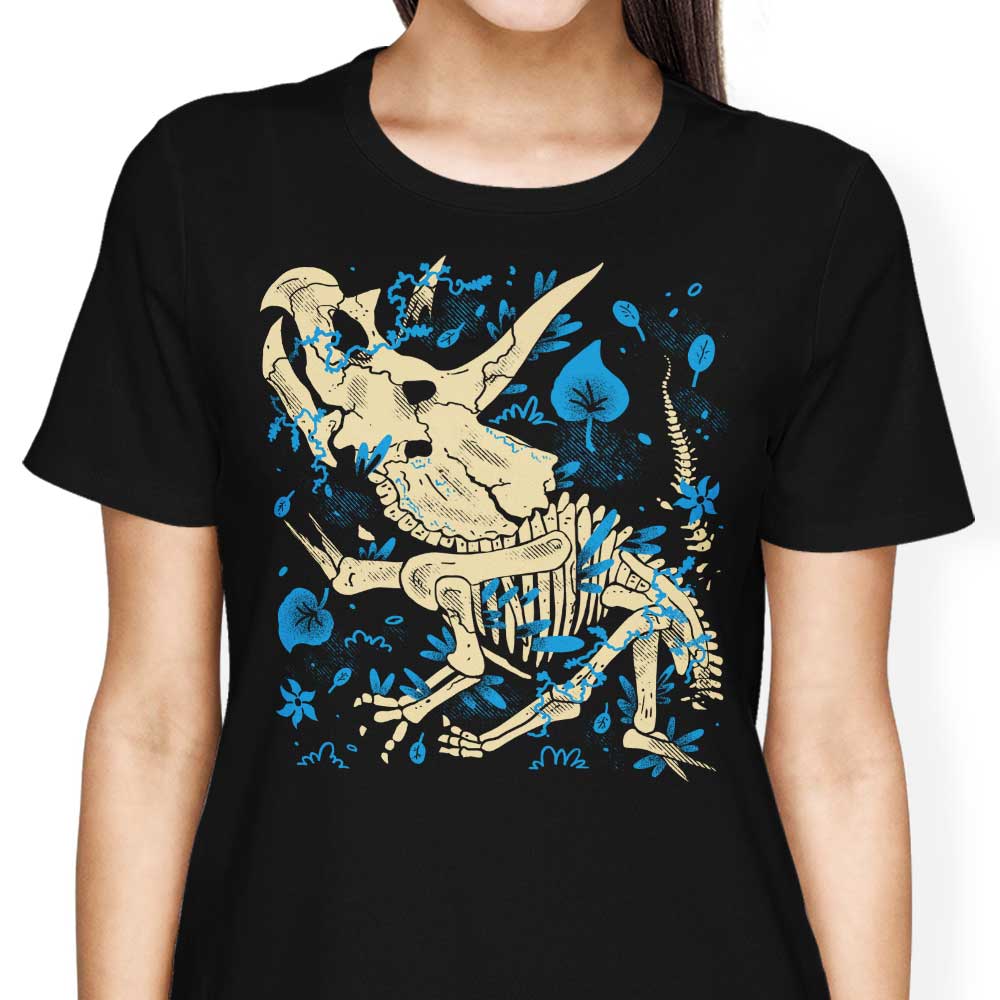 Women's Triceratops Fossils Inspired Apparel by Fitas Artwork