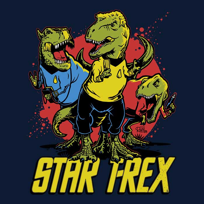 Captain Ribman's Star T-Rex Women's Fashion Apparel Collection