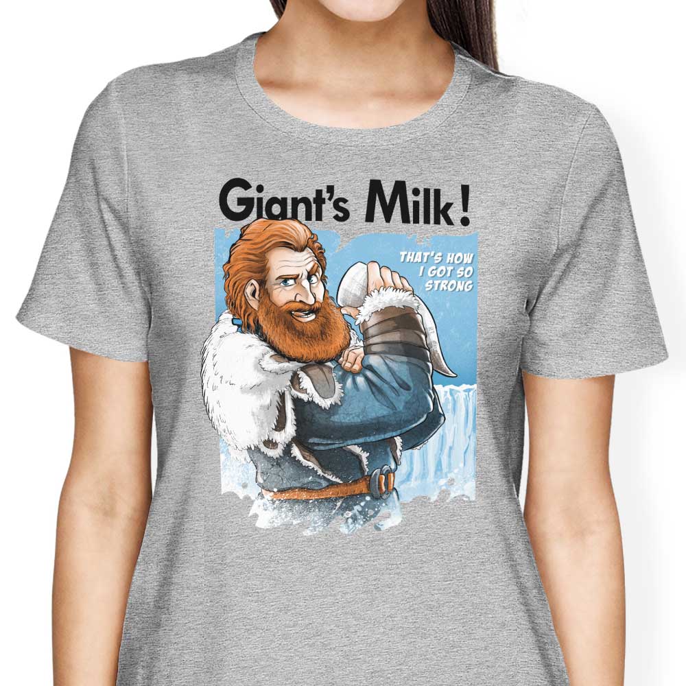 Alemaglia's Giant's Milk Women's Clothing - T-Shirts and Premium T-Shirts