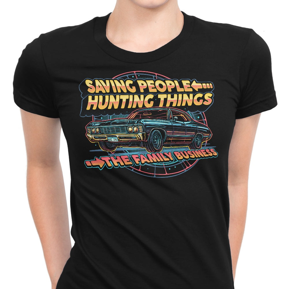 Women's 'Saving People, Hunting Things' Fashion Apparel Collection