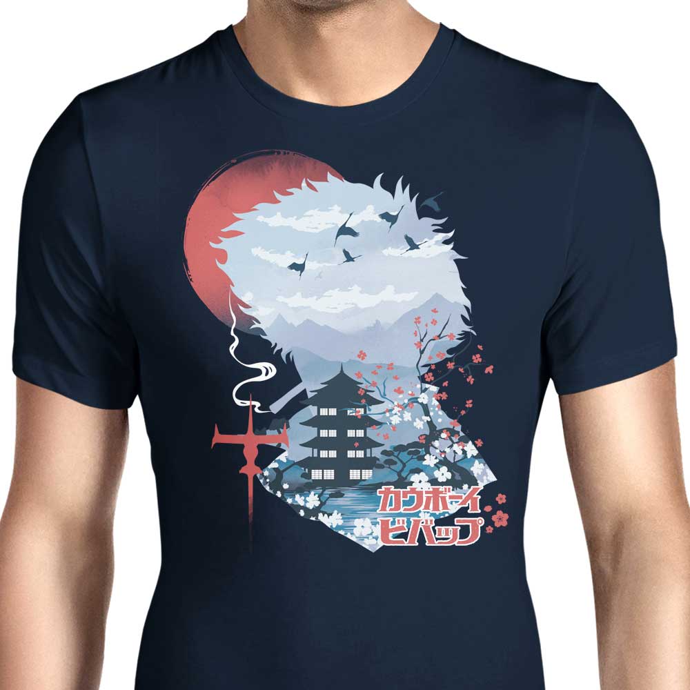 Dandingeroz Ukiyo - e Style Men's Cowboy T - Shirts