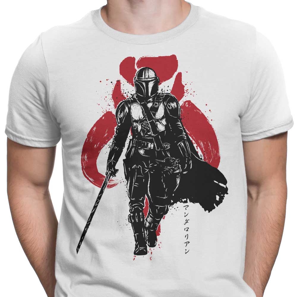 Men's Stylish Dark Wielder Sumi-e Apparel by Dr. Monekers