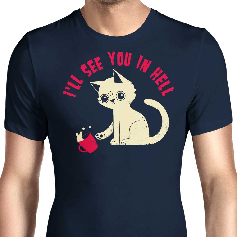 Men's Stylish 'See You in Hell' Apparel from DinoMike