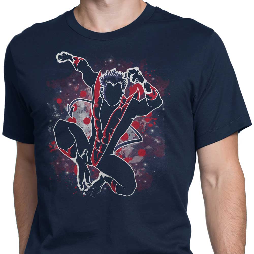 Soulkr's Inked Teleportation - Stylish Men's Cotton Apparel