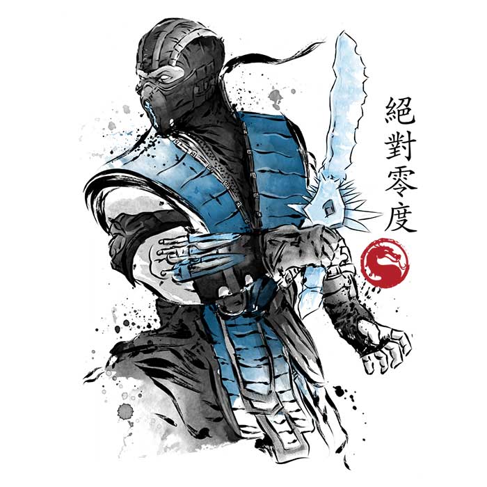 Ice Warrior Sumi-e - Stylish Women's Apparel