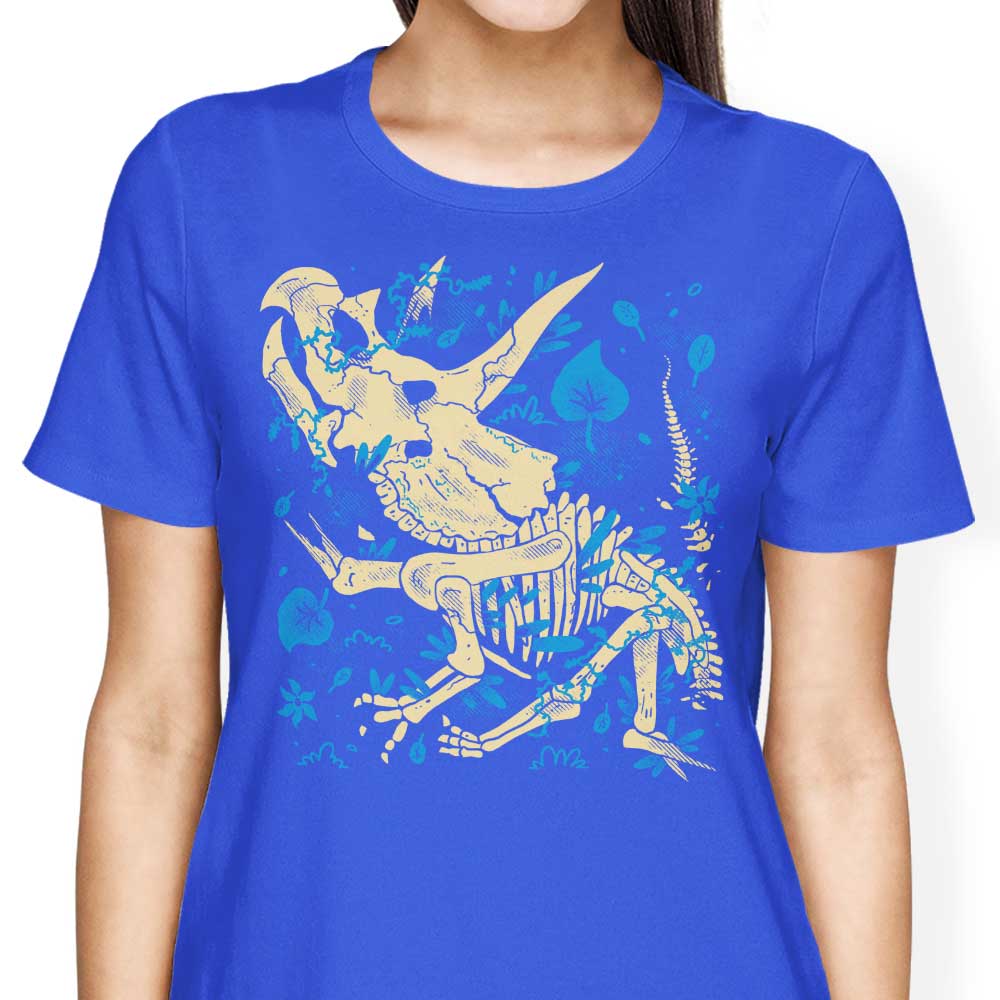 Women's Triceratops Fossils Inspired Apparel by Fitas Artwork