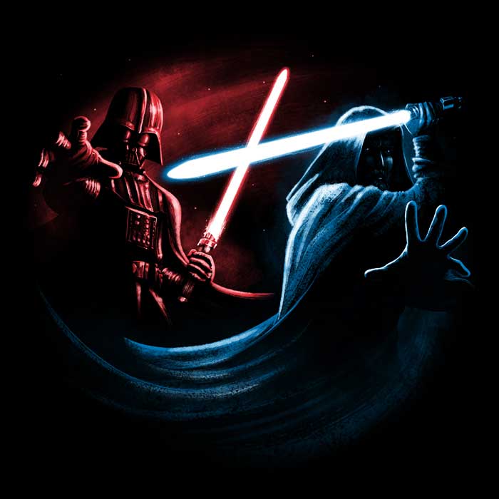 Men's Light vs Dark Apparel - T-Shirts in Various Sizes