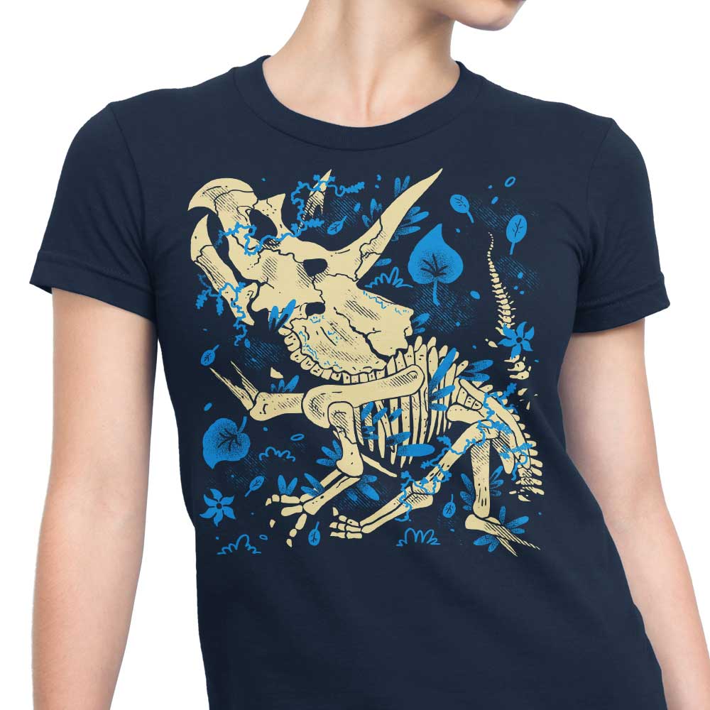 Women's Triceratops Fossils Inspired Apparel by Fitas Artwork