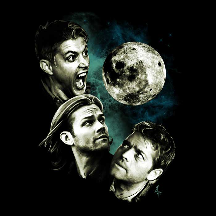 Three Super Moon Brand Men's Clothing Apparel