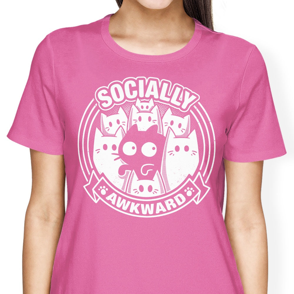 Women's Socially Uncomfortable Cat-themed Apparel
