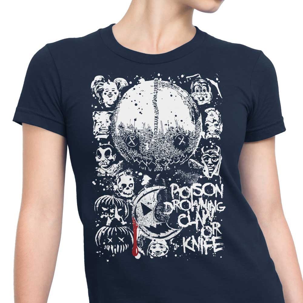 Arinesart's Women's Claw or Knife T-Shirts in Various Sizes
