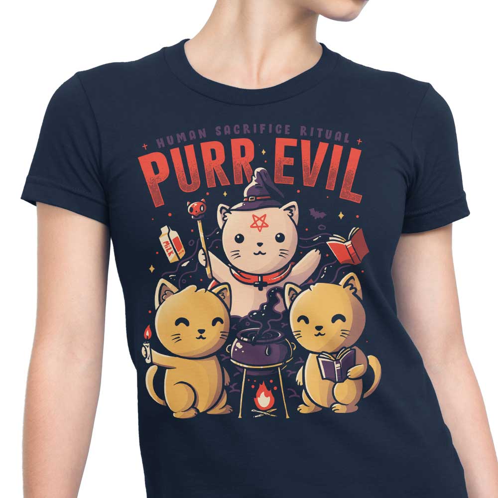 Purr Evil Women's Fashion Apparel - T-Shirts and Premium T-Shirts
