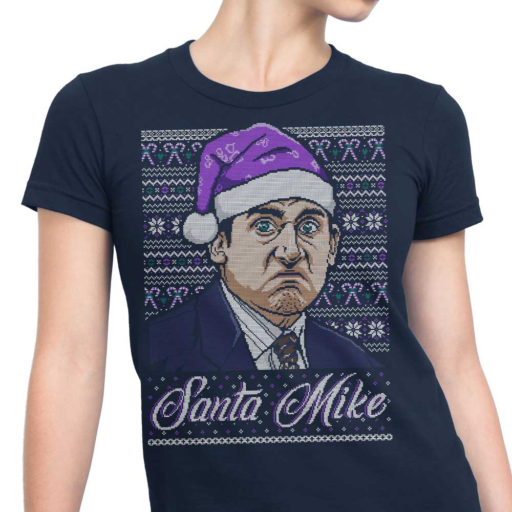 CoD Designs' Santa Mike - Stylish Women's T-Shirts in Various Sizes
