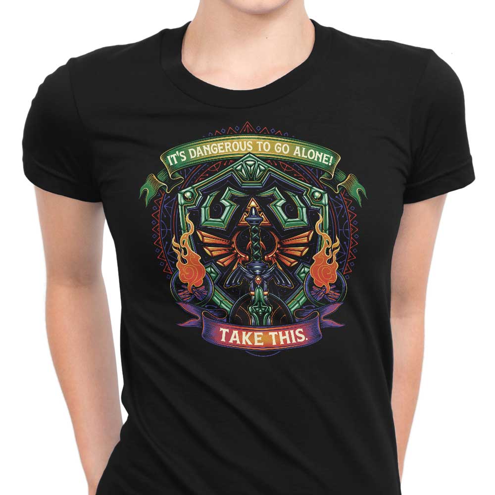 Stylish Women's Shield and Sword Apparel Collection