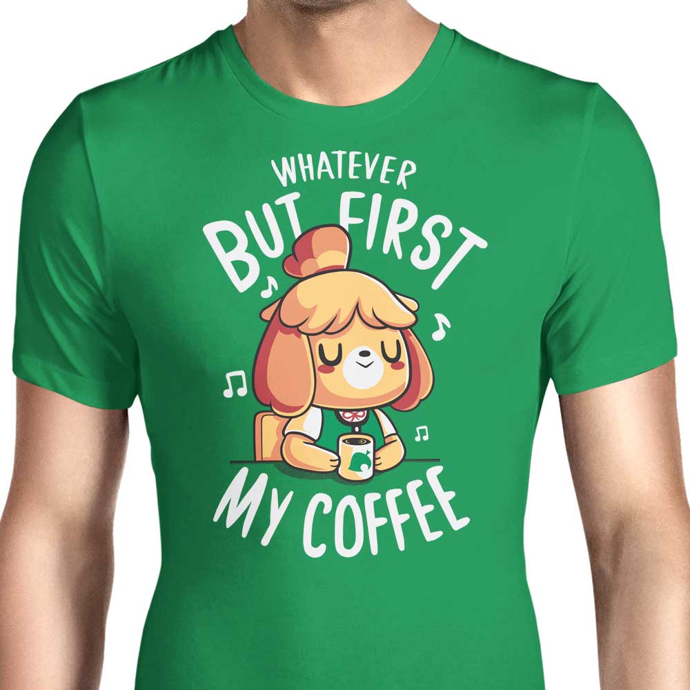 Typhoonic Art's First My Coffee - High - Quality Men's Apparel