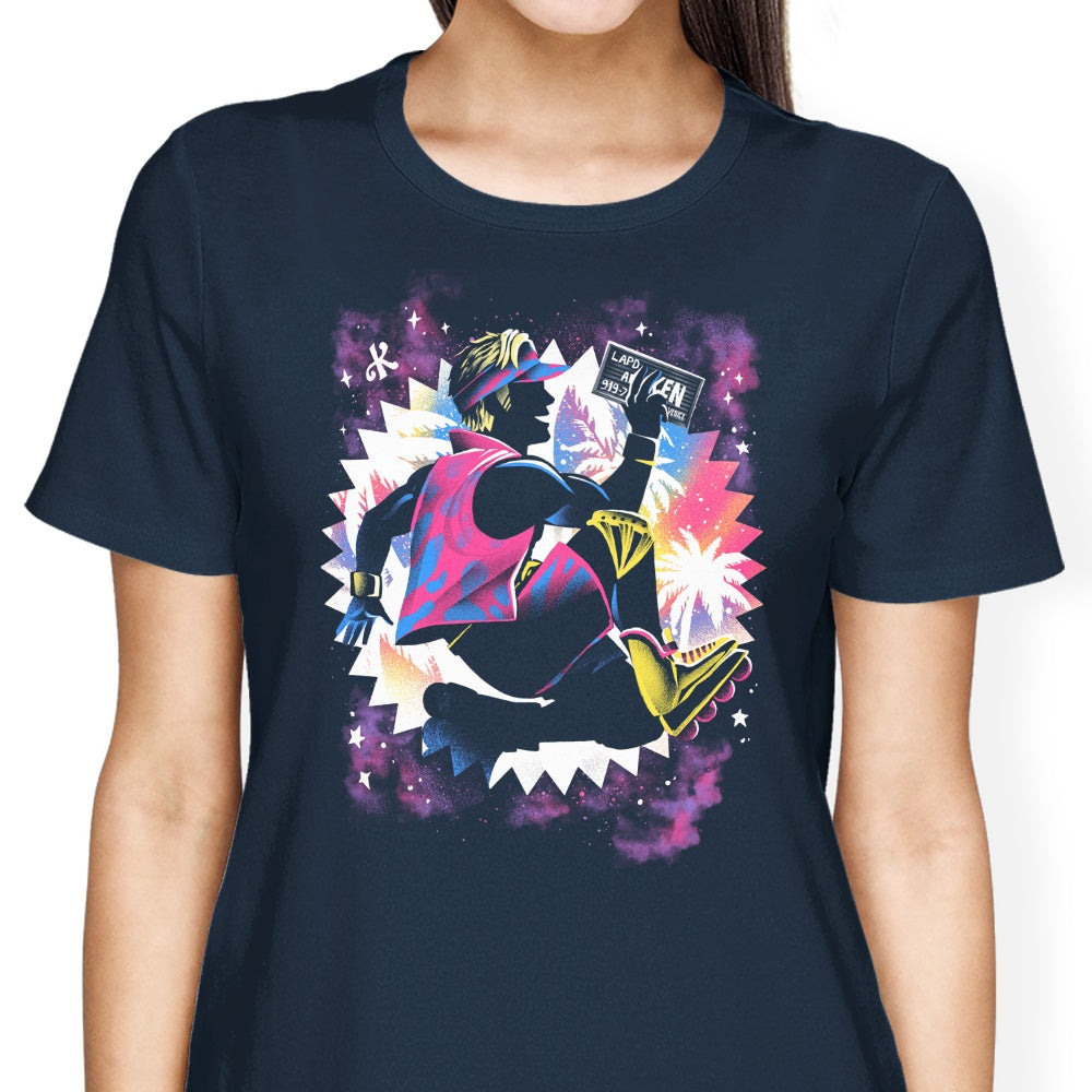 Alemaglia's Women's Blonde Fragility T-Shirts in Various Sizes