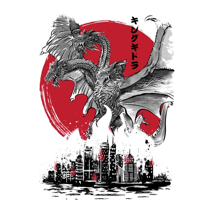 The King of Terror Rising Sumi-e Collection - Exclusive Men's Apparel