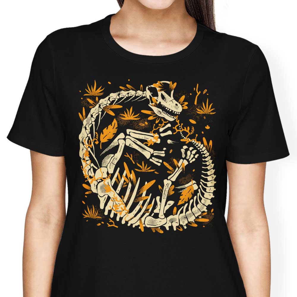 Fossilized Brachio Design - Stylish Women's Apparel