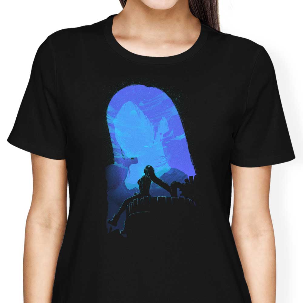 Women's Childhood Landscape Themed Apparel - T-Shirts and Premium T-Shirts