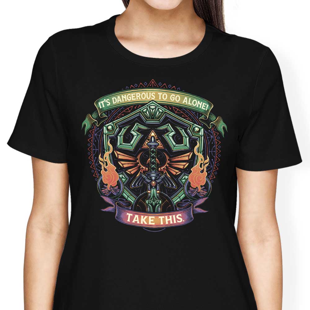 Stylish Women's Shield and Sword Apparel Collection