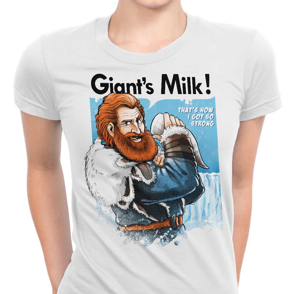 Alemaglia's Giant's Milk Women's Clothing - T-Shirts and Premium T-Shirts