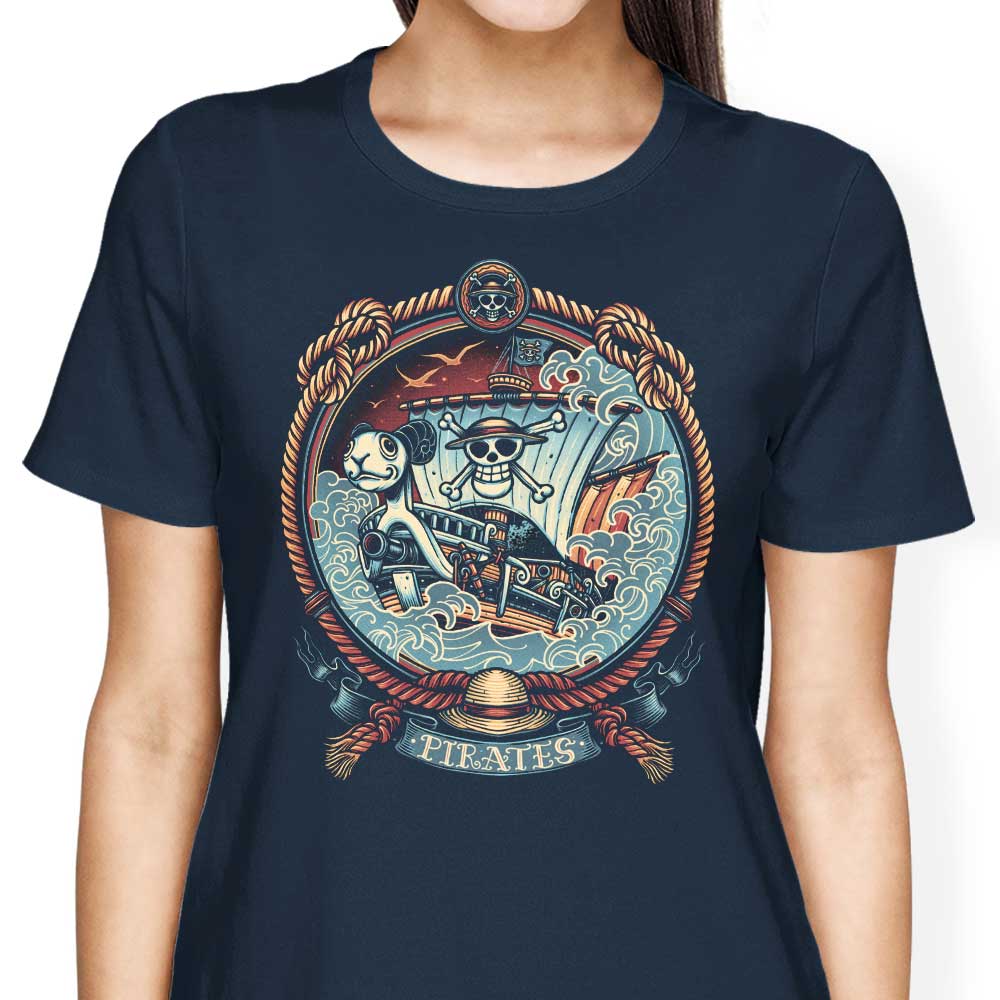 Women's Pirate Badge Apparel - T-Shirts, Tank Tops, Hoodies and More