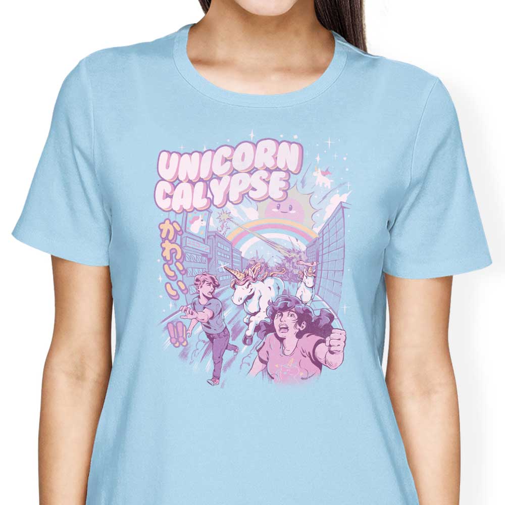 Ilustrata's Unicorn Calypse - Stylish Women's T-Shirts in Various Sizes