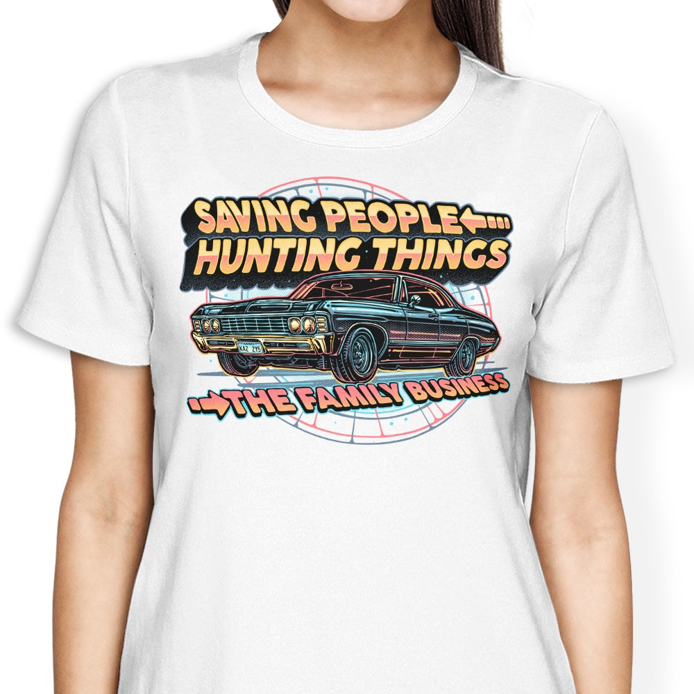 Women's 'Saving People, Hunting Things' Fashion Apparel Collection